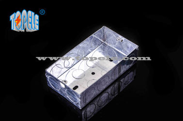 Acciaio BS4568 due scatole e coperture elettriche di GI del gruppo per i dispositivi dello sbocco del metallo